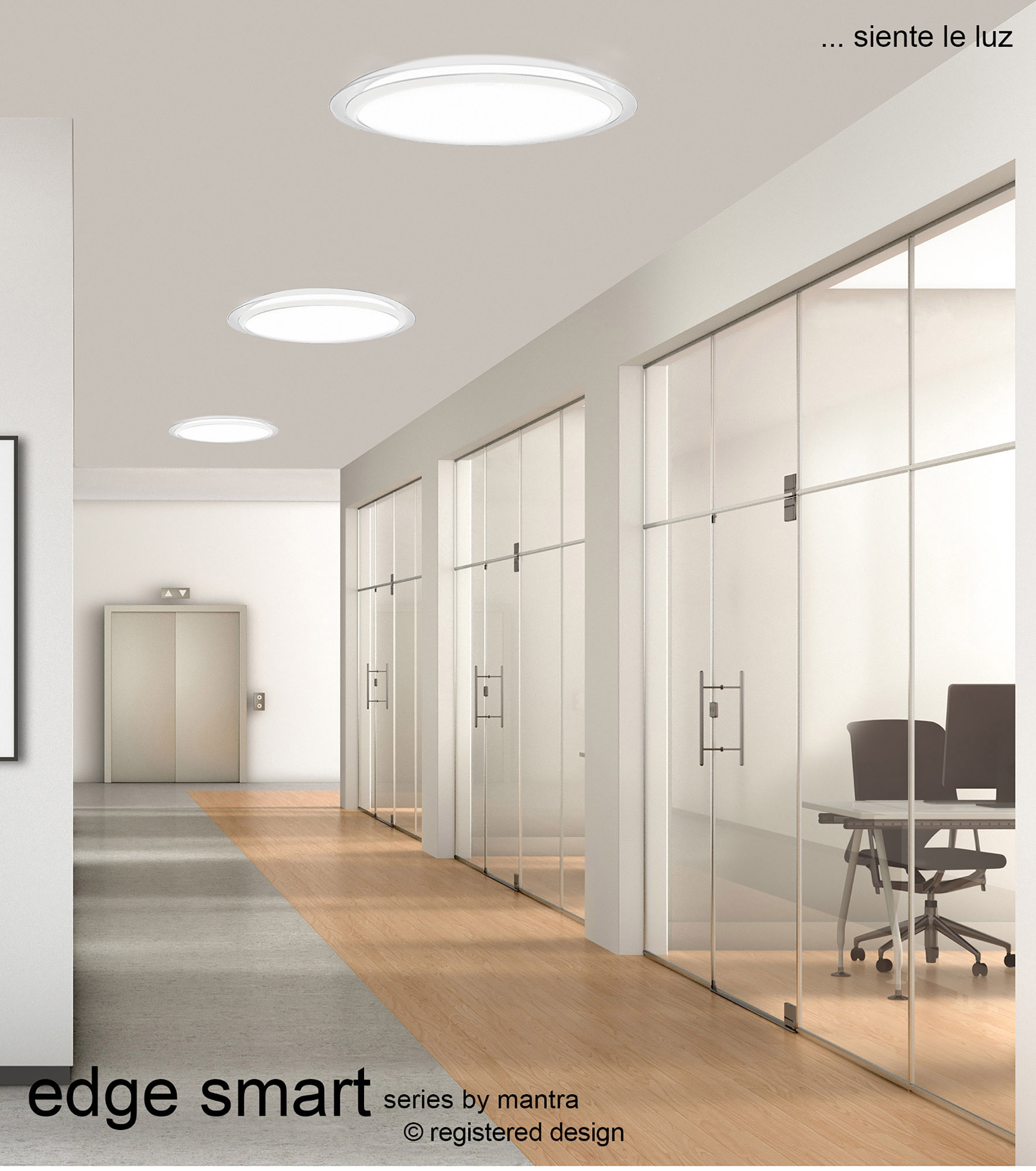 Edge Smart Ceiling Lights Mantra Fusion Flush Fittings